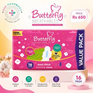Butterfly Sensitive skin Flow  (16pcs) - Value pack