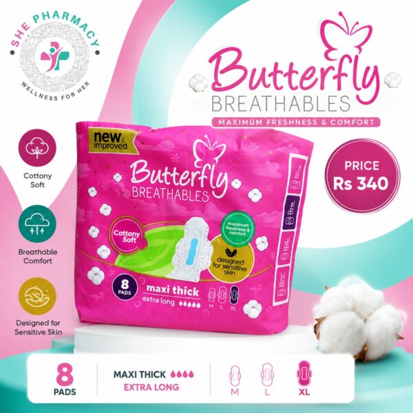 Butterfly Sensitive skin Flow  (8pcs)