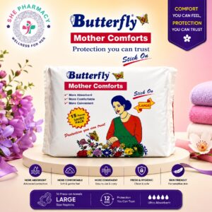 Butterfly Mother Comfort - L (15pcs)