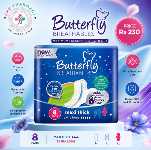 Butterfly Heavy Flow (8pcs)
