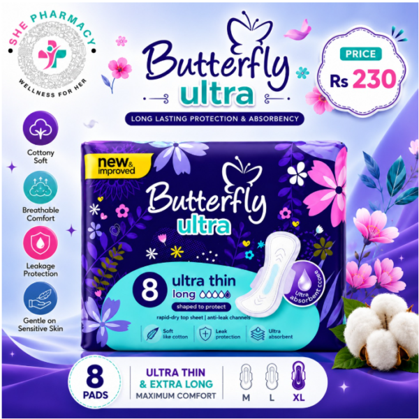 Butterfly Ultra thin - L (8pcs)